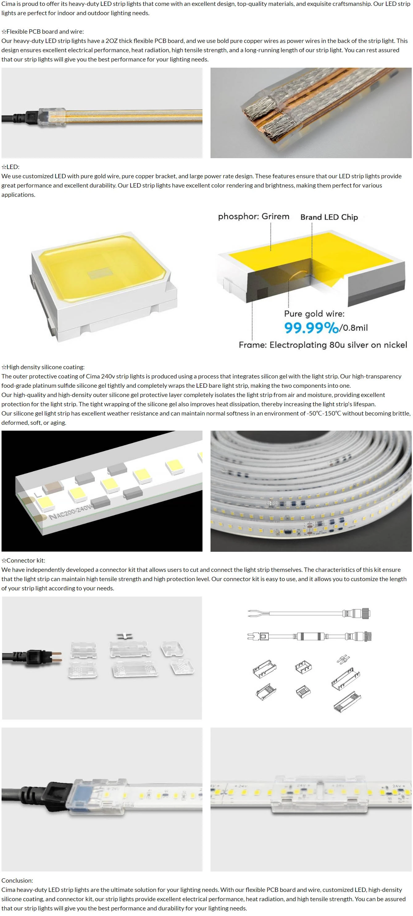 waterproof light strip